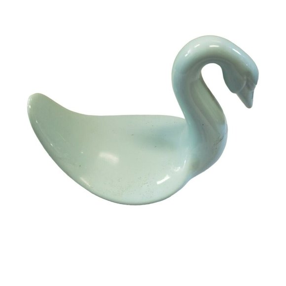 VINTAGE | Blue Swan Ceramic Hand Towel Holder - Picture 6 of 8